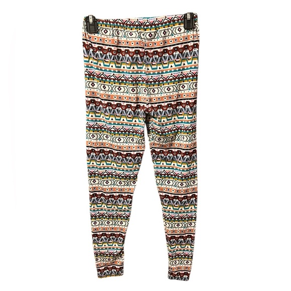 🟣M USA Patterned Leggings – One Size (Fits M-L) - Picture 3 of 5